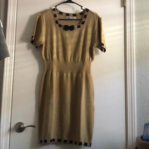 Nude tan cute dress